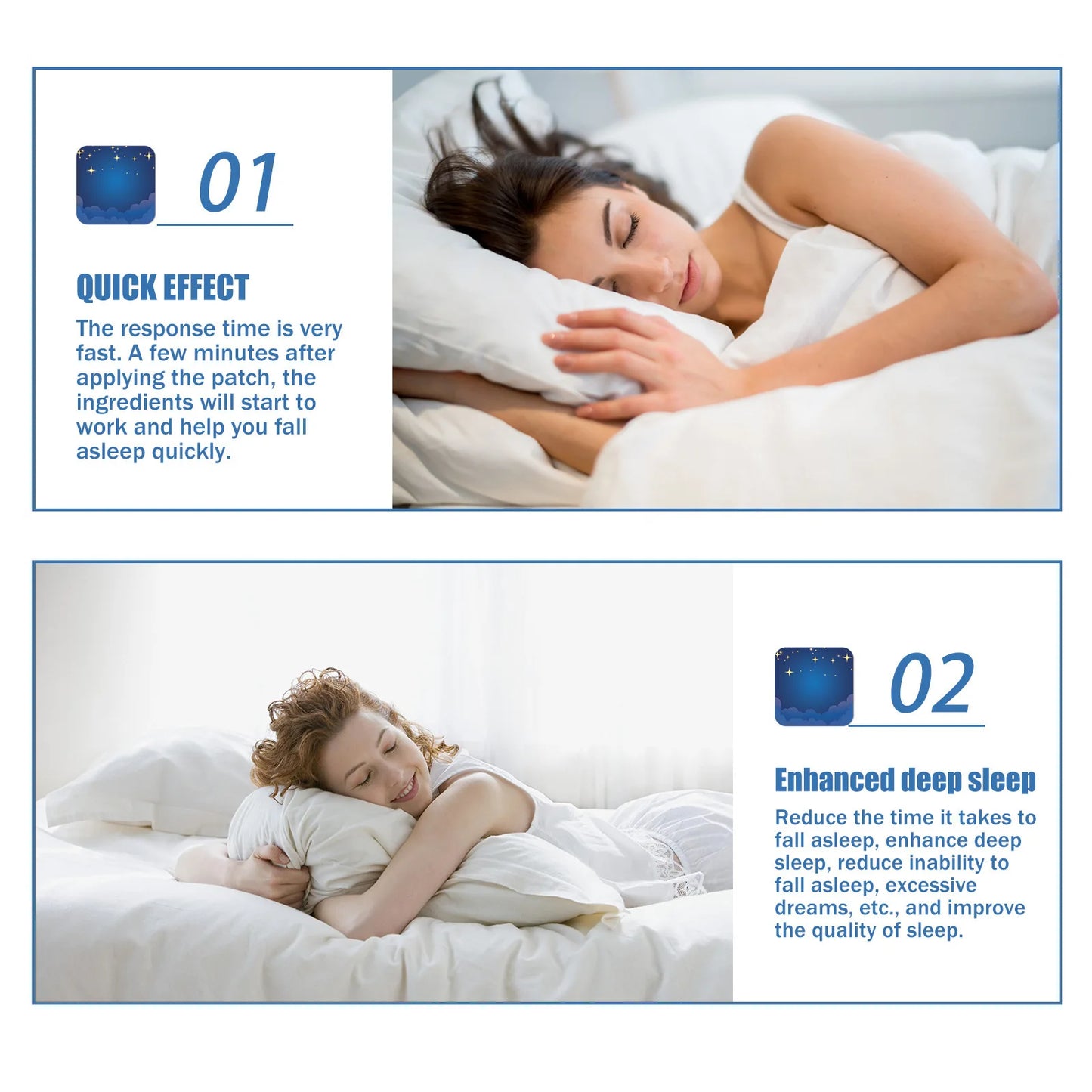 12pcs Sleep Aids Patch Herbal Sticker Insomnia Treatment
