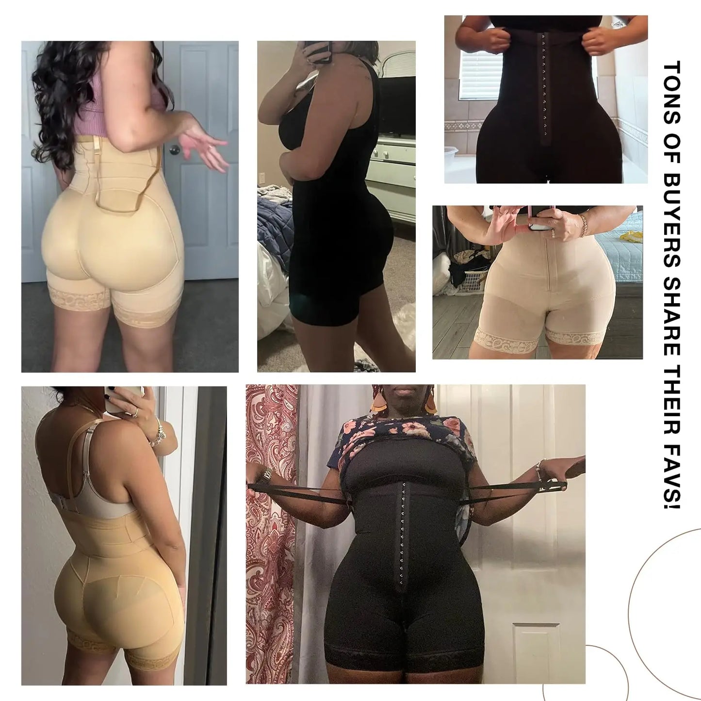 Firm Tummy & Booty Enhancement Nylon & Elastane Blend