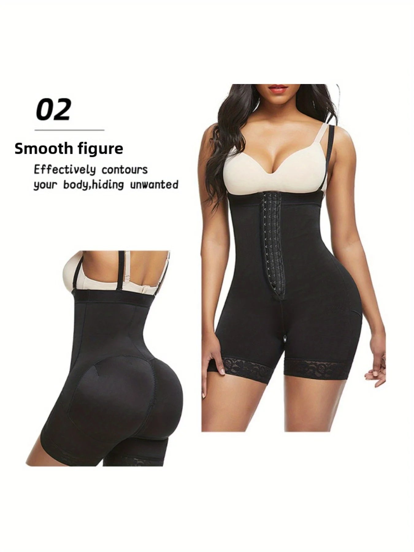 Firm Tummy & Booty Enhancement Nylon & Elastane Blend