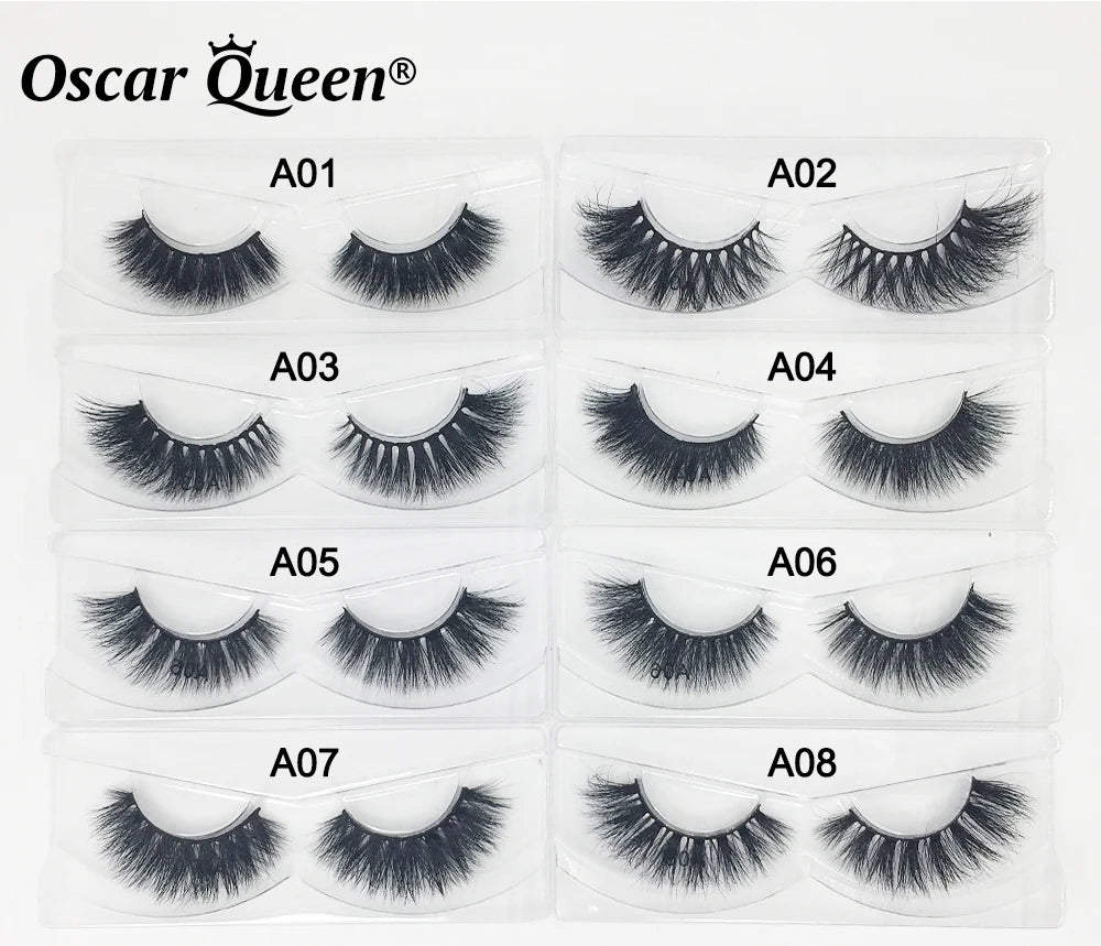 Fluffy 100% Natural Mink Lashes Make up Tool1 Pair Short Soft 15-20mm
