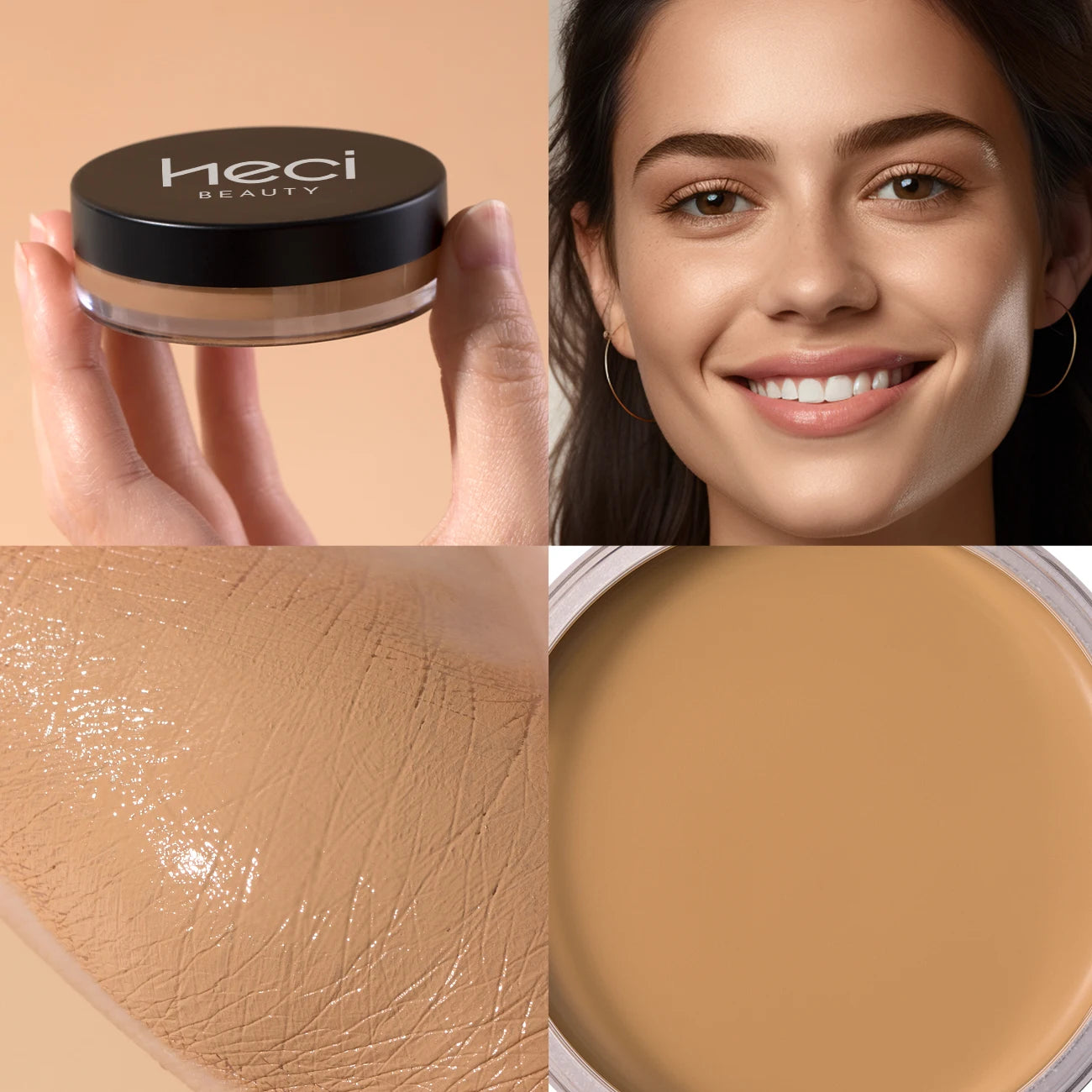Waterproof Foundation Full Coverage, Oil-control Matte Cream Foundation