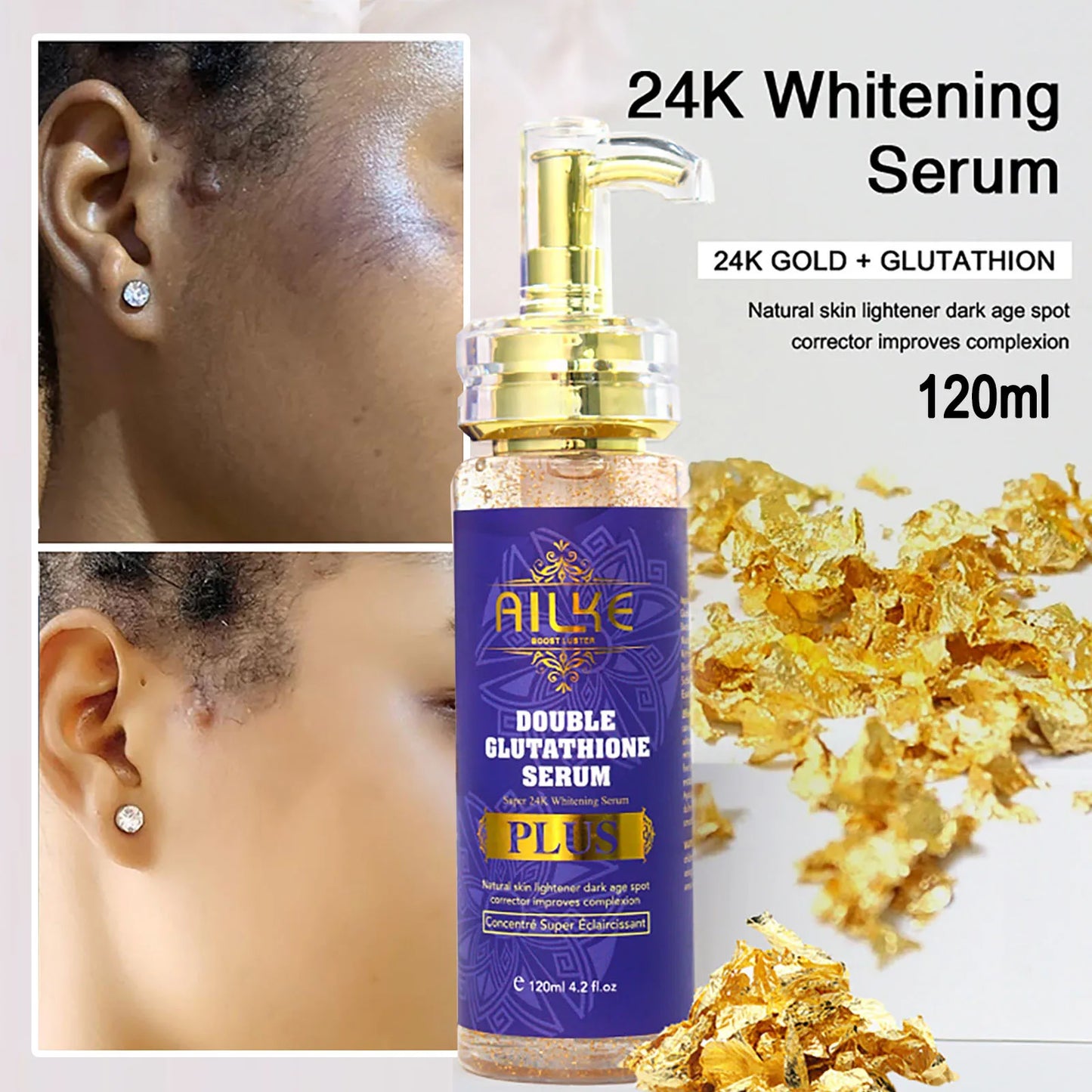 Whitening, Dark Spot & Sun Spot Removal Set, Brightening Shades, With Double Glutathione, Highly Concentrated Skin Care