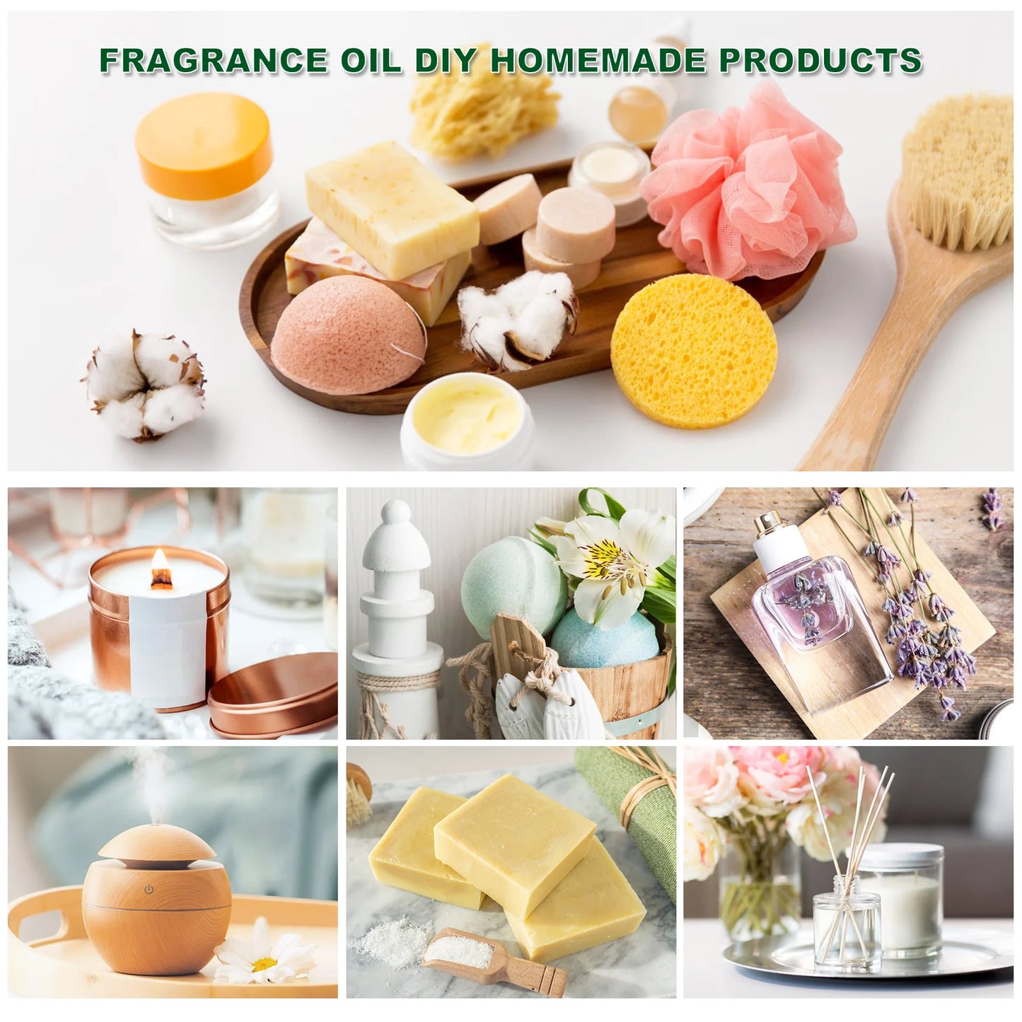 35 Bottles Essential Oils Set For Humidifier Making Candle
