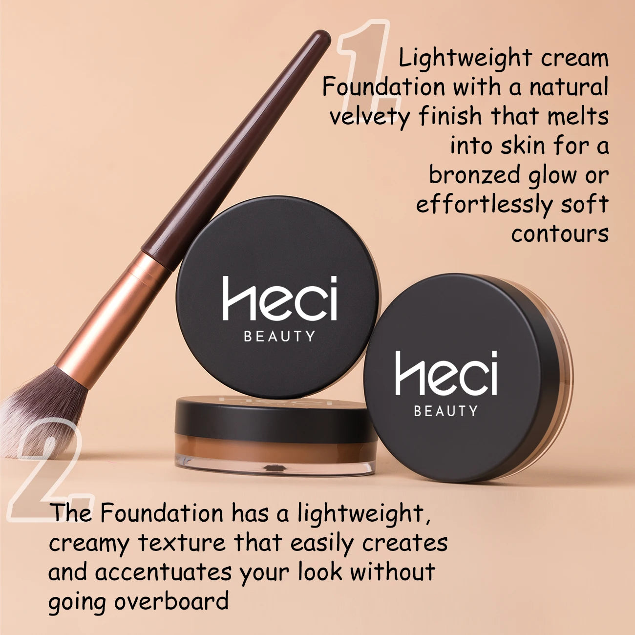 Waterproof Foundation Full Coverage, Oil-control Matte Cream Foundation