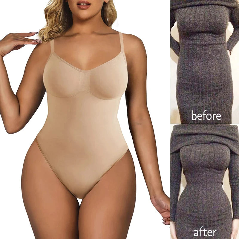 Sculpting Bodysuit Shapewear Seamless Waist Trainer Body Shaper