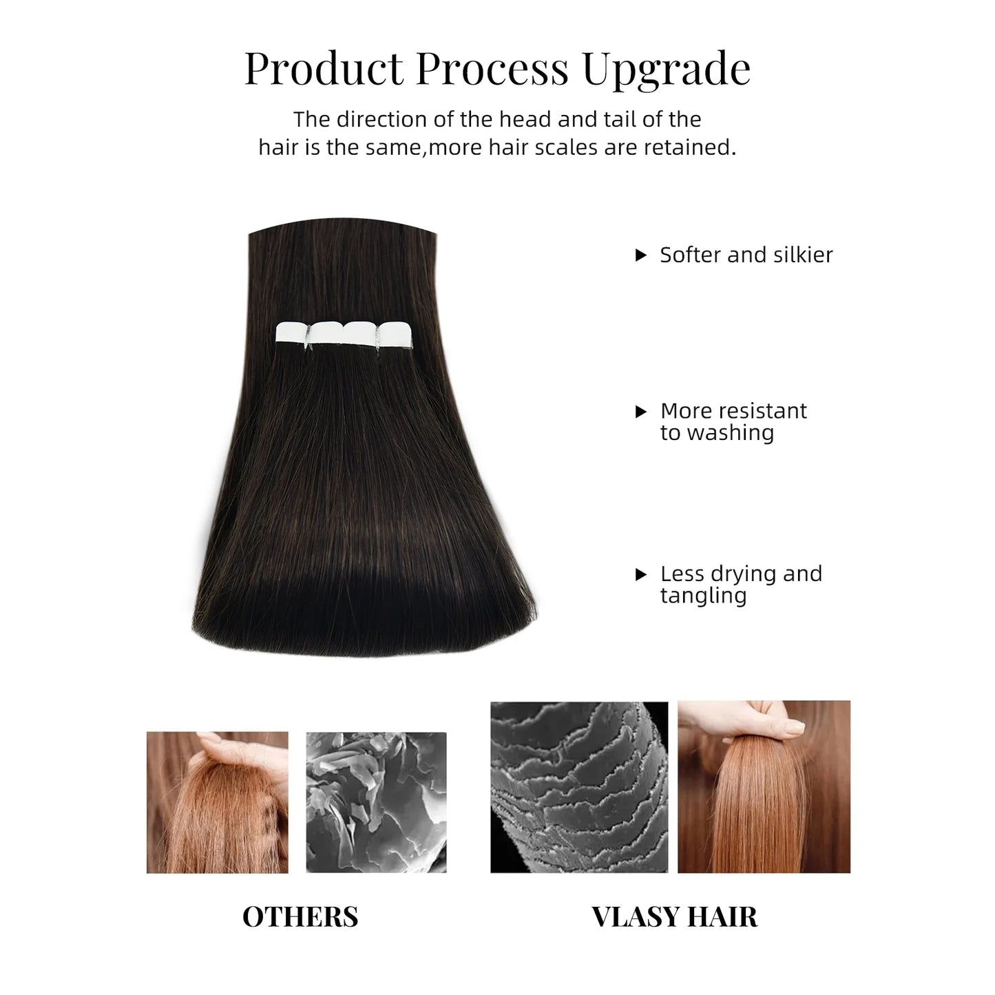16pcs Ash Brown Mini Tape In 100% Human Hair Extensions Strap Seamless Invisible Straight Strap Real Human Hair 12''-24''