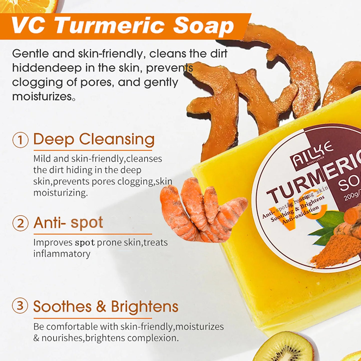 Organic Turmeric Skin Care Set,