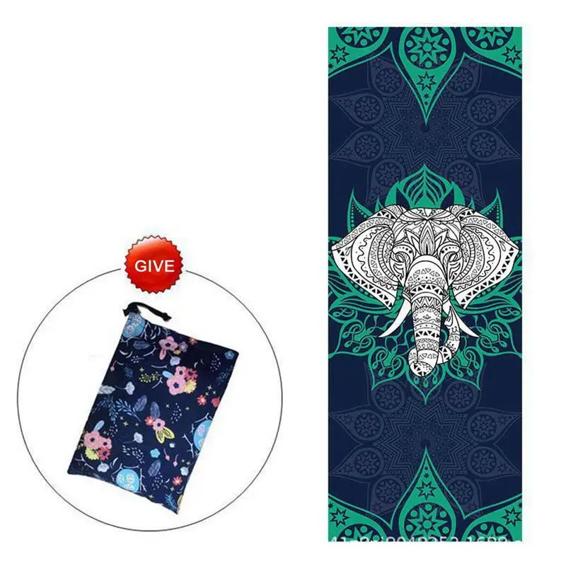 Yoga Blanket Skidless Quick Dry Towel Microfiber Sweat Absorbent Beach Essentials For Hot Yoga Pilates And Workout