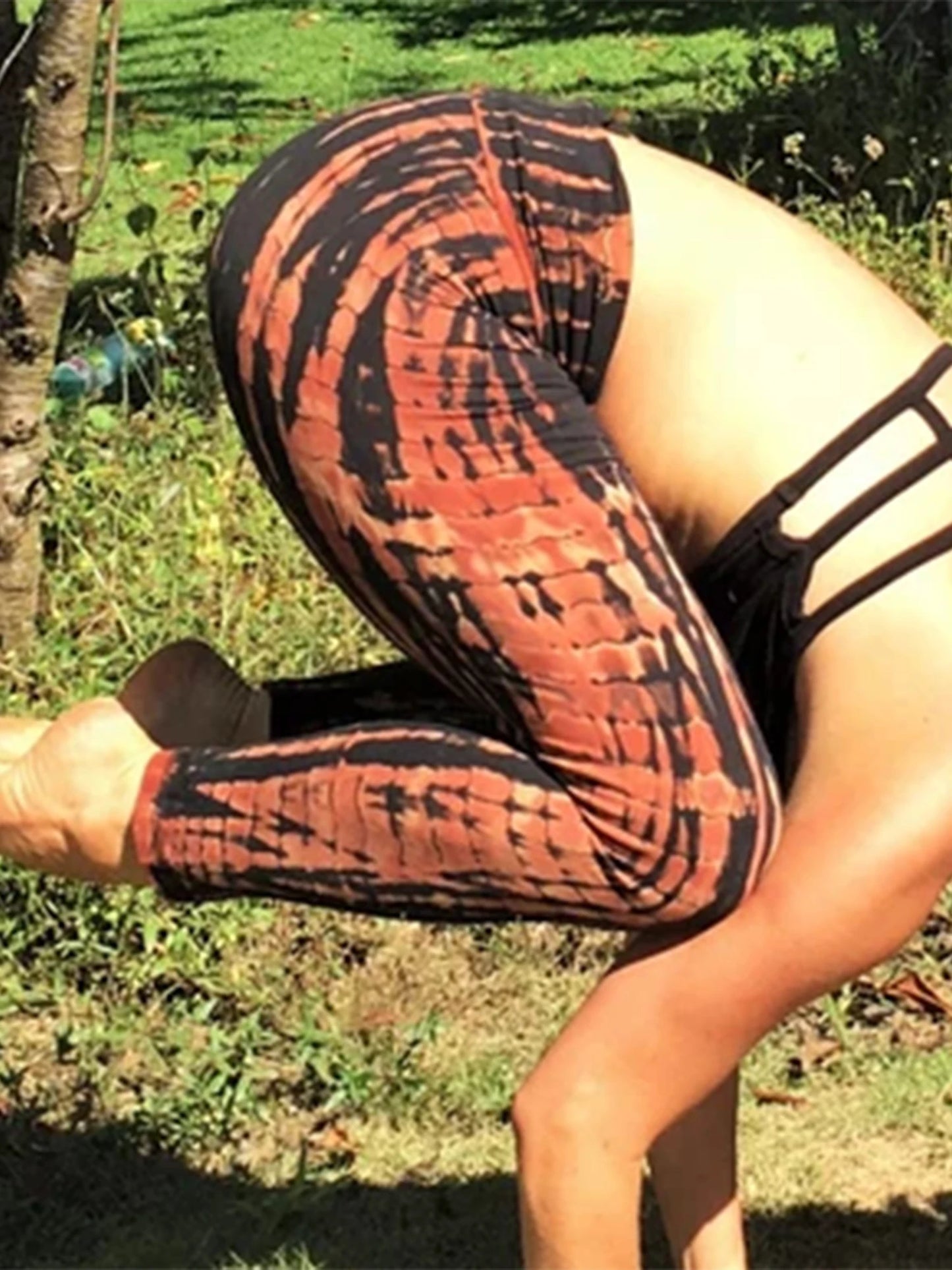 High Waist Yoga Leggings with Side Pockets Tummy Control Workout Pants for Women Running Exercise Fitness Tights