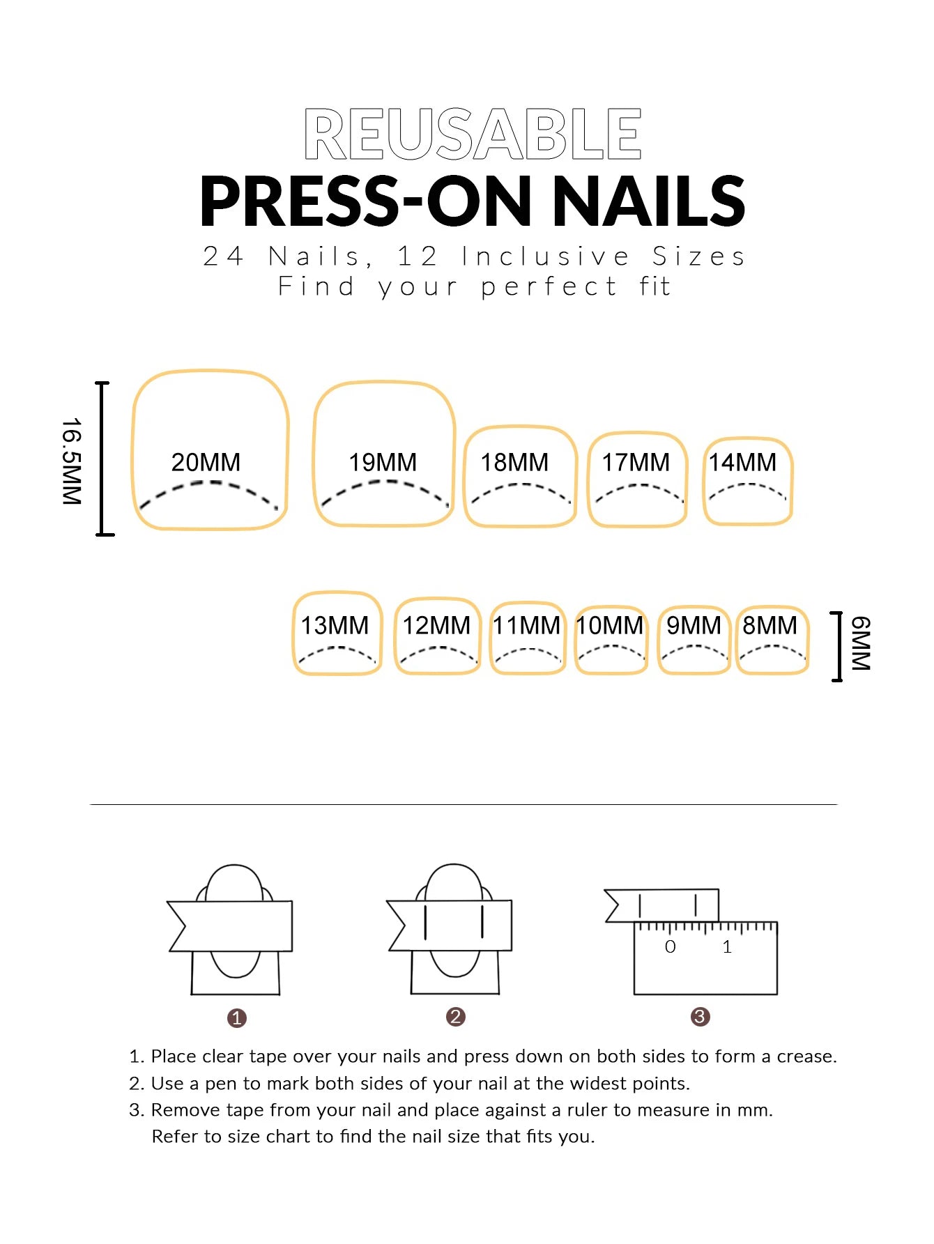 Summer Simple Fake Toenails Full Cover Square