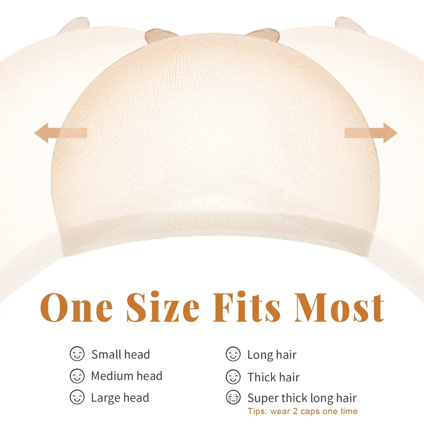 HD Wig Caps High Quality Transparent HD Hair Nets Stretchy Lace Front or Women
