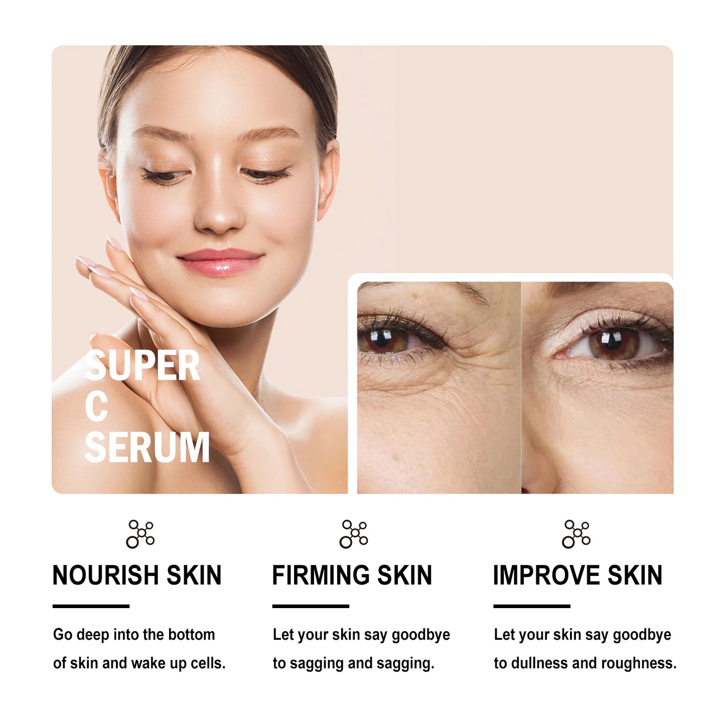 Vitamin C Serum For Face Dark Spot Removal Niacinamide Moisturizing