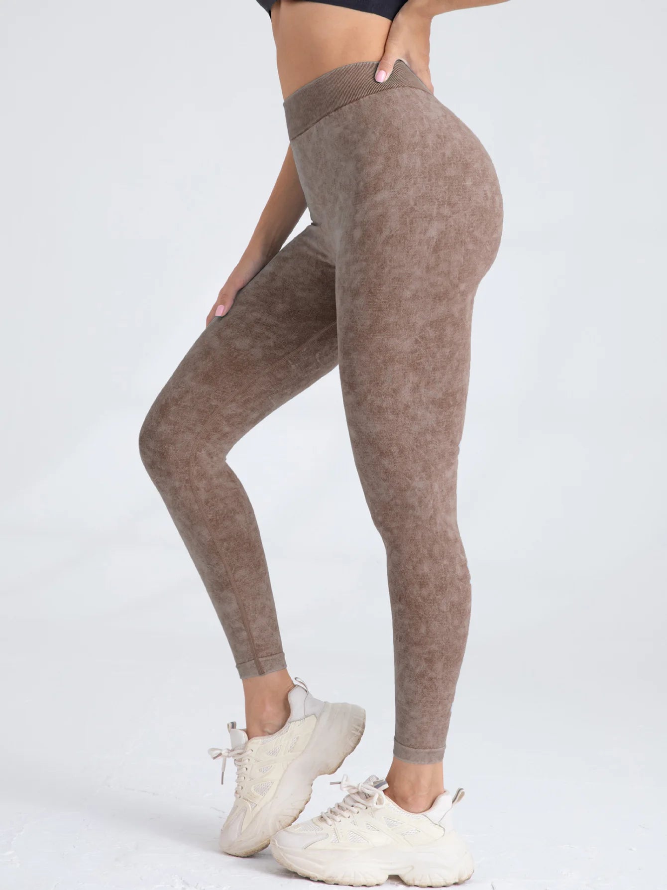V Back Yoga Pants Women Workout Sport Leggings Fitness Seamless Leggings