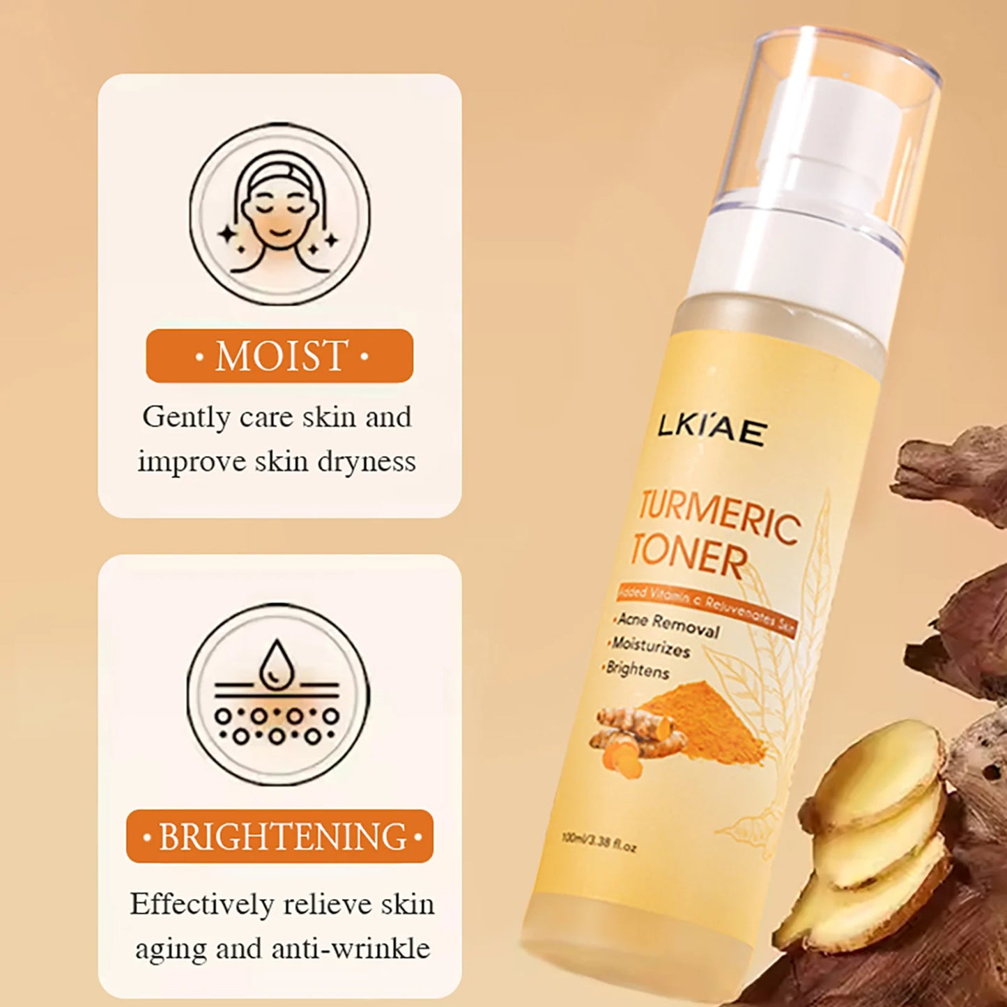 Organic Turmeric Skin Care Set,