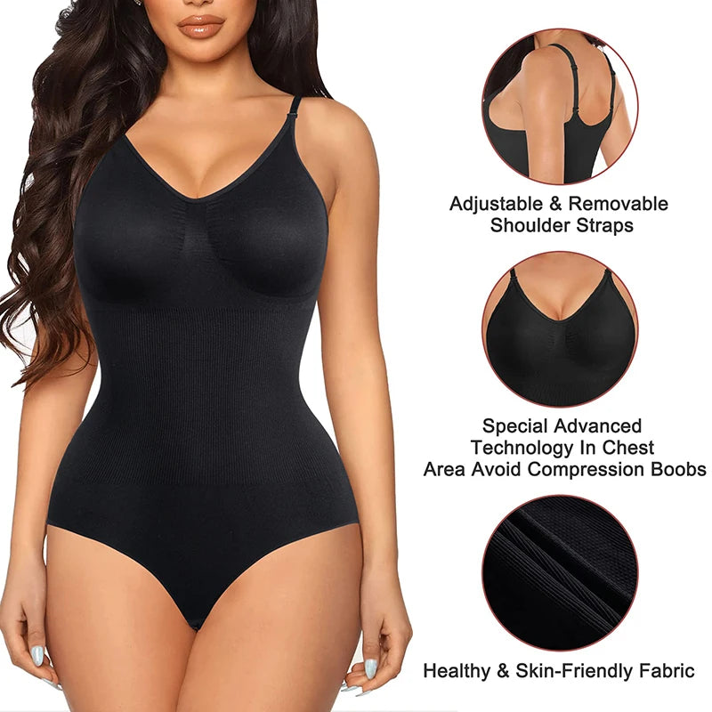 Sculpting Bodysuit Shapewear Seamless Waist Trainer Body Shaper