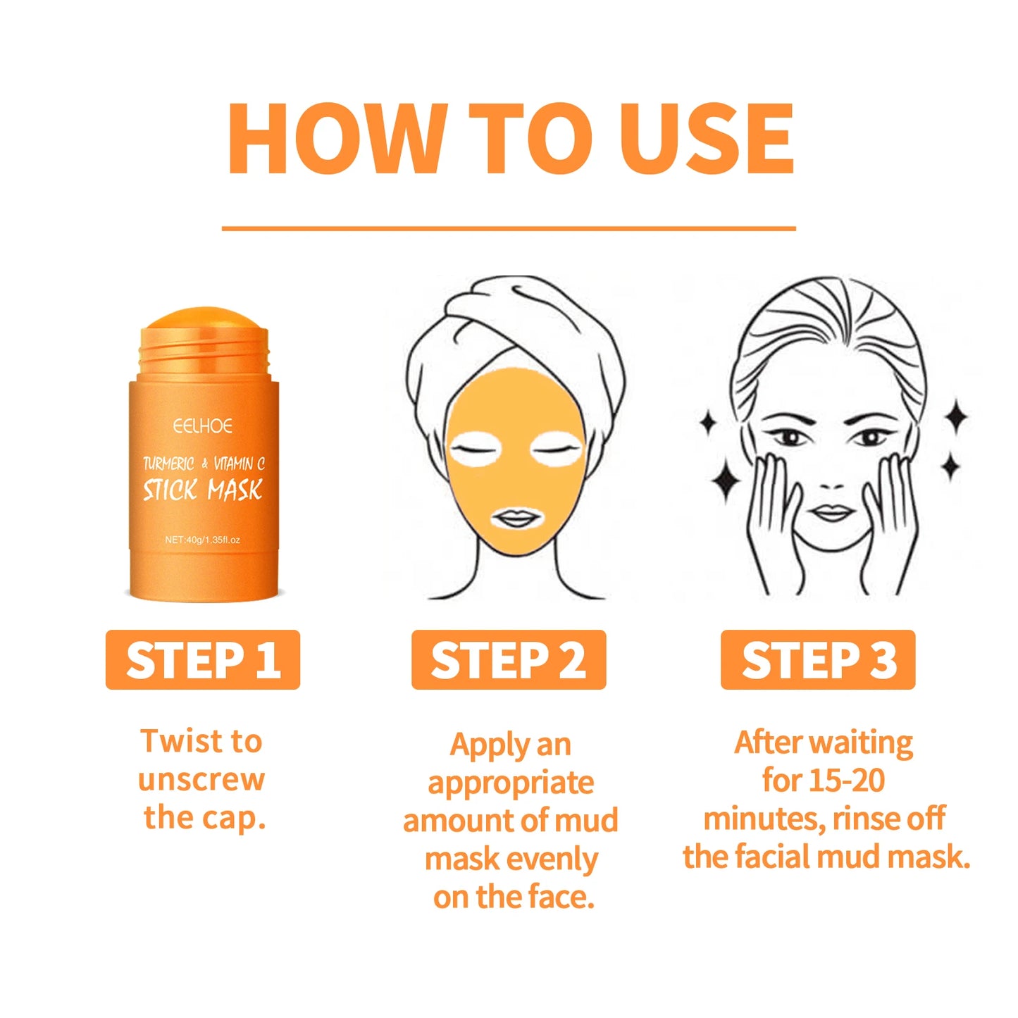 Turmeric Skin Care Original Face Cream Serum Oil Stick Mask Body Whitening Anti Acne Lighten Dark Spot Moisturizing