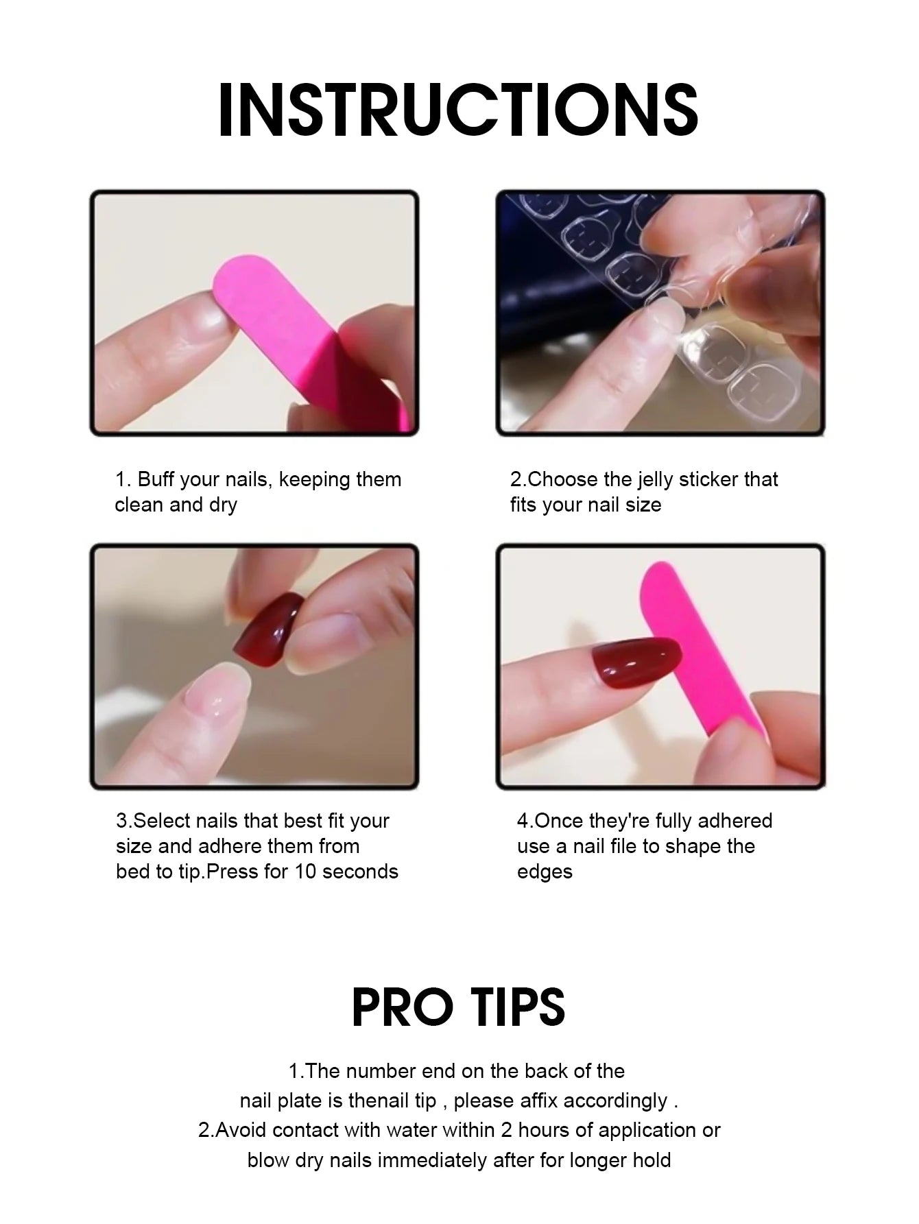 Summer Simple Fake Toenails Full Cover Square