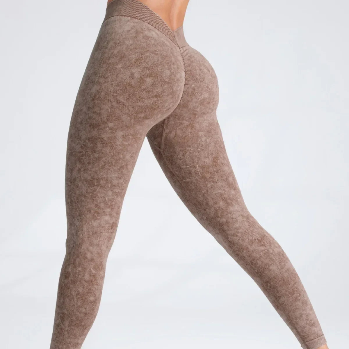 V Back Yoga Pants Women Workout Sport Leggings Fitness Seamless Leggings