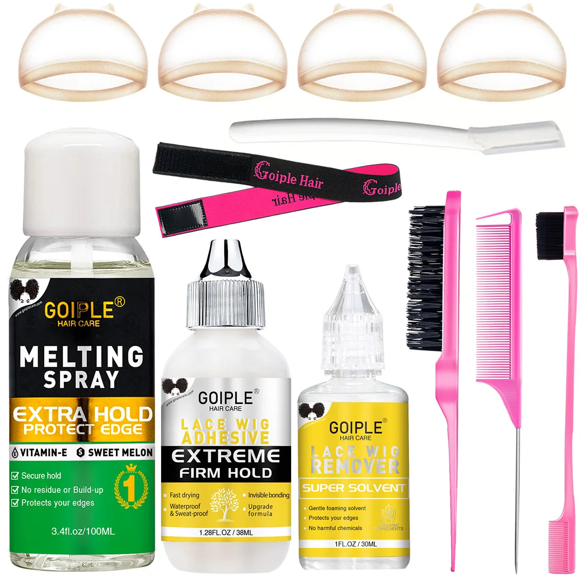 Melting and Holding Spray for Lace Wigs Invisible Bond