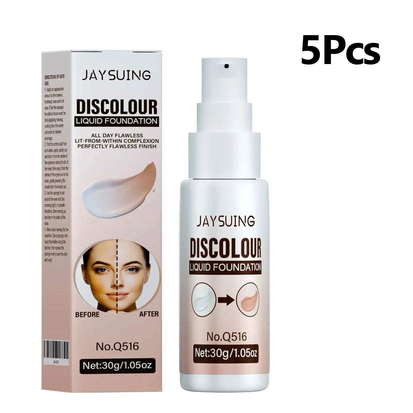 Liquid Foundation Temperature Color Changing Waterproof