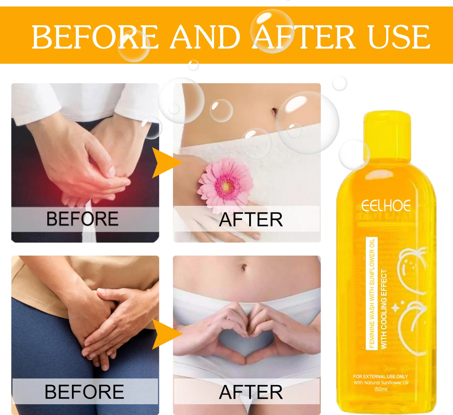 Women Shower Gel Body Private Parts Cleansing Refreshing