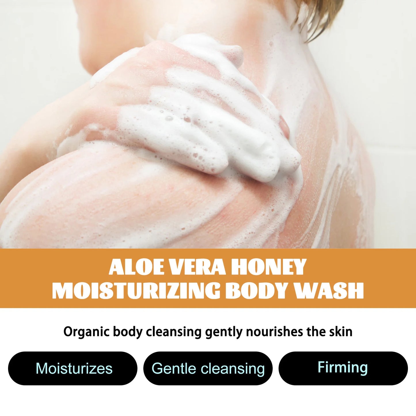 Honey Shower Gels Refreshing Moisturizing Body Wash Smooth Gentle
