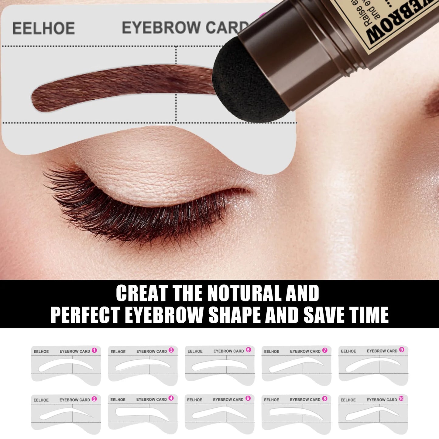 Seal Eyebrow Powder Stick Eyebrow Waterproof Sweat Proof