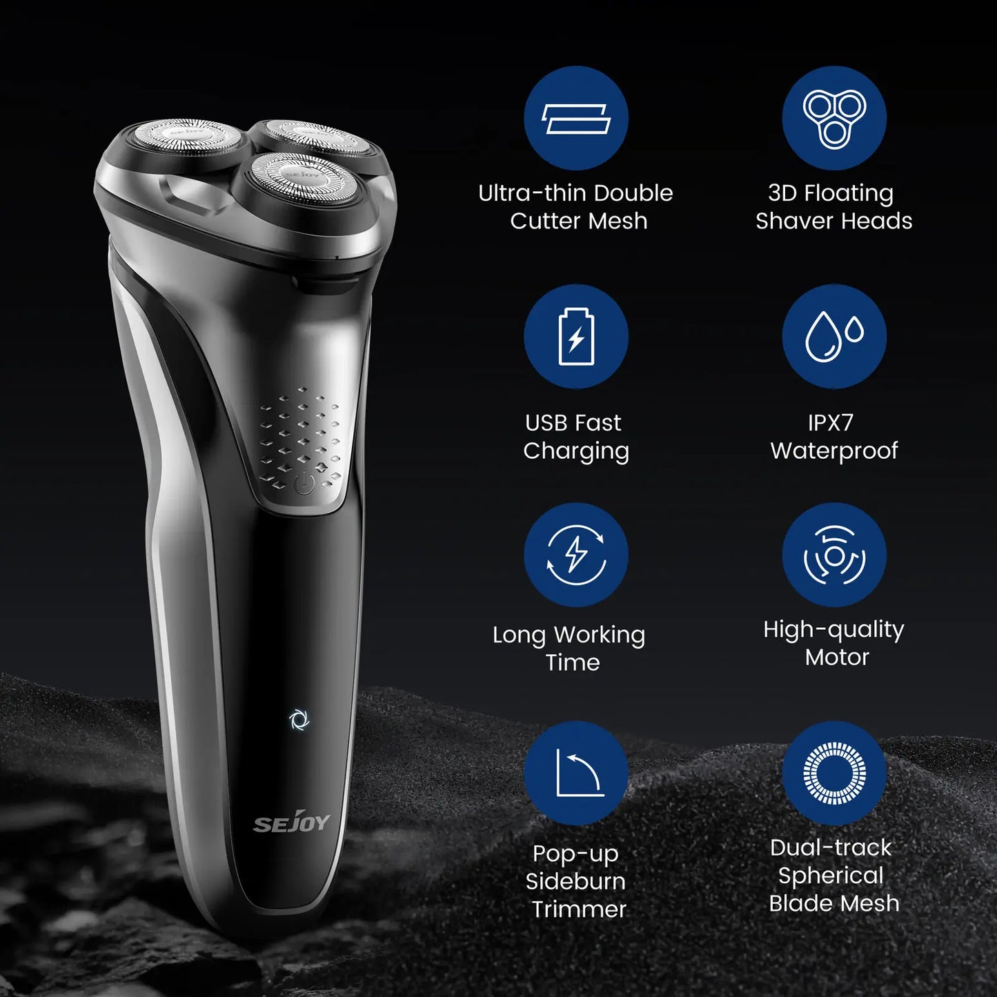 Shaving Machine Rechargeable Hair Trimmer Waterproof Razor
