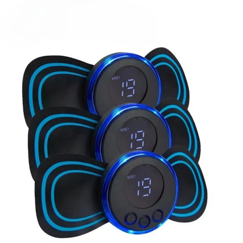 Portable Mini Massage Patch, Full Body Sports Massager for Shoulder, Neck, Whole Body