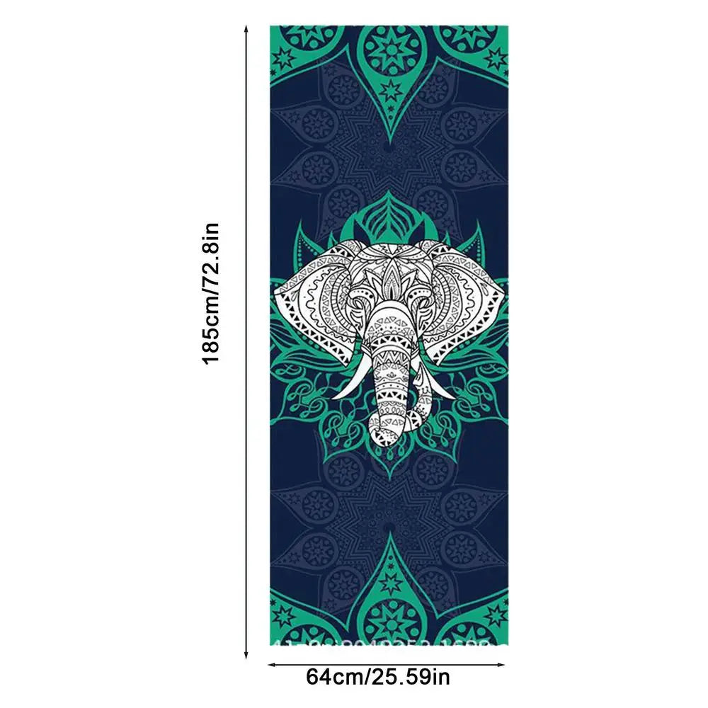 Yoga Blanket Skidless Quick Dry Towel Microfiber Sweat Absorbent Beach Essentials For Hot Yoga Pilates And Workout
