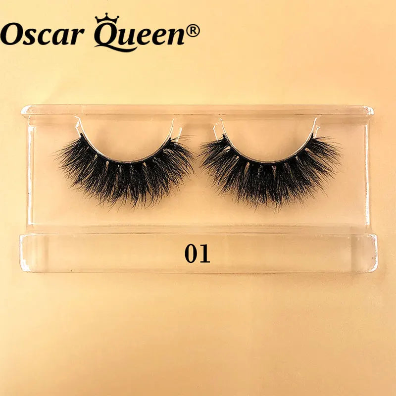 Fluffy 100% Natural Mink Lashes Make up Tool1 Pair Short Soft 15-20mm