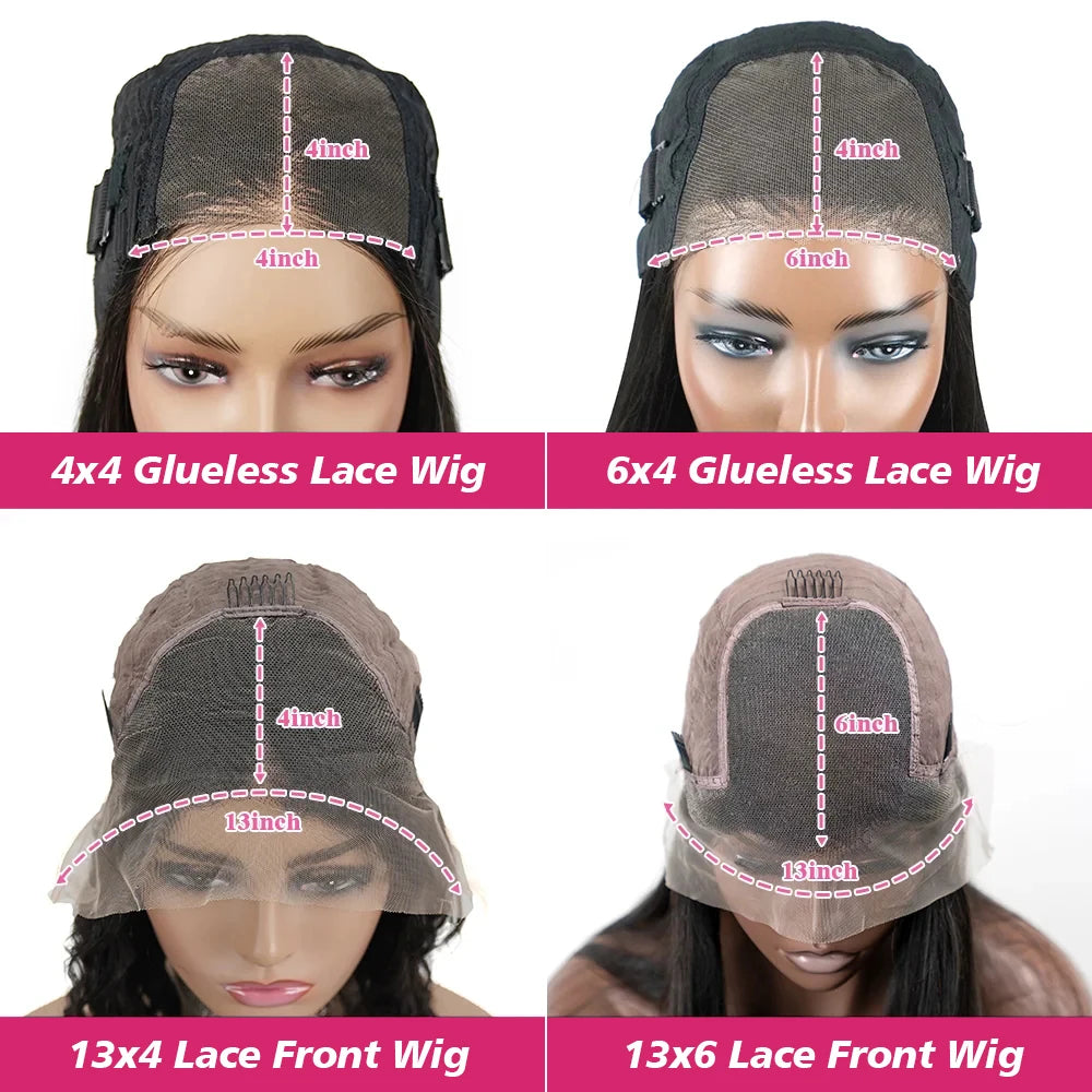 Highlight Glue less Wig Human Hair Ready To Wear And Go For Women 13x6