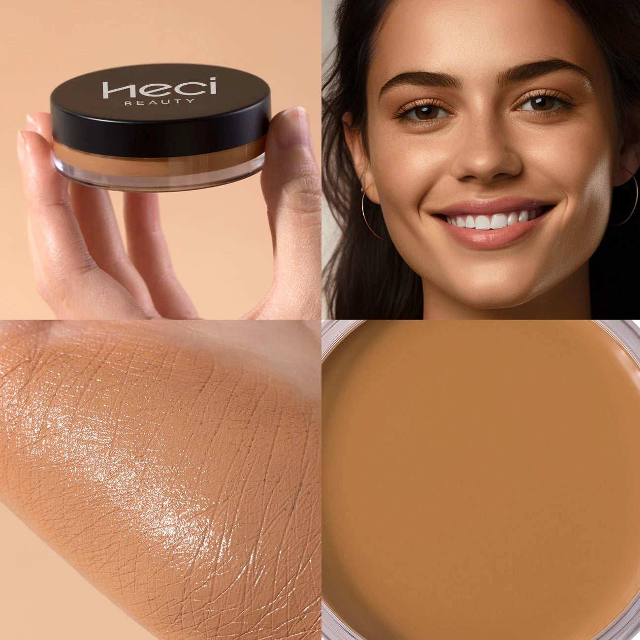 Waterproof Foundation Full Coverage, Oil-control Matte Cream Foundation
