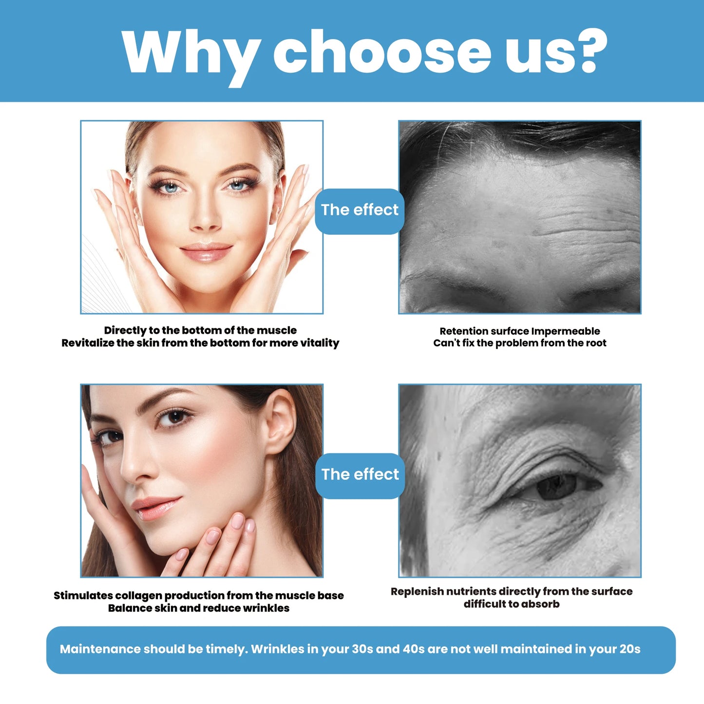15ml Hyaluronic Acid Propylene Glycol Facial Essence Facial Lifting Collagen Essence Skin Care