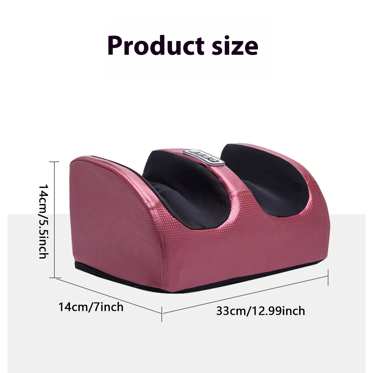 Electric massager, circulating foot massager, vibrating Shiatsu foot kneading heating massage, air compression, automatic closin