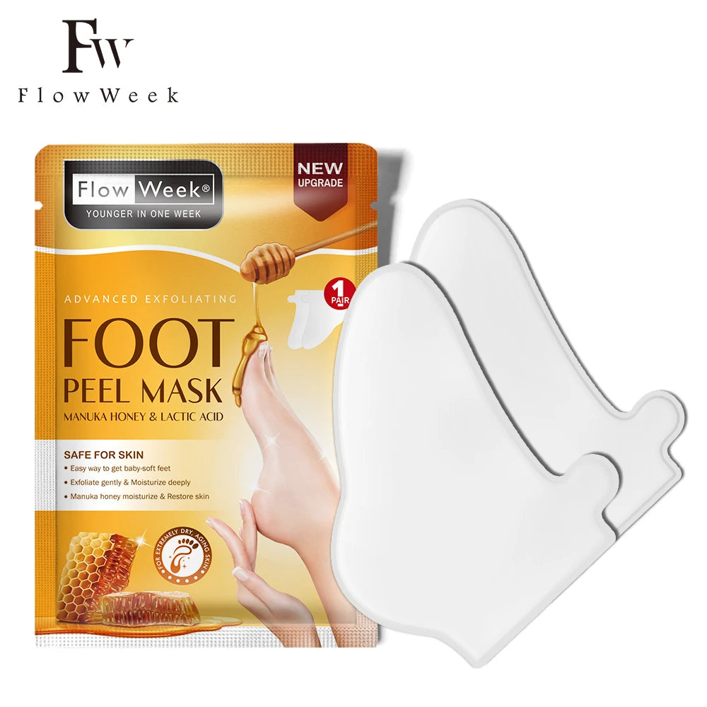Peeling Foot Mask Repairs Heels & Removes Dry Dead Skin Feet Exfoliating Foot