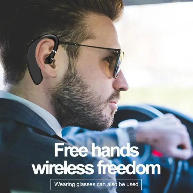 Sports Business Single Ear Headset Handsfree headphones With Mic