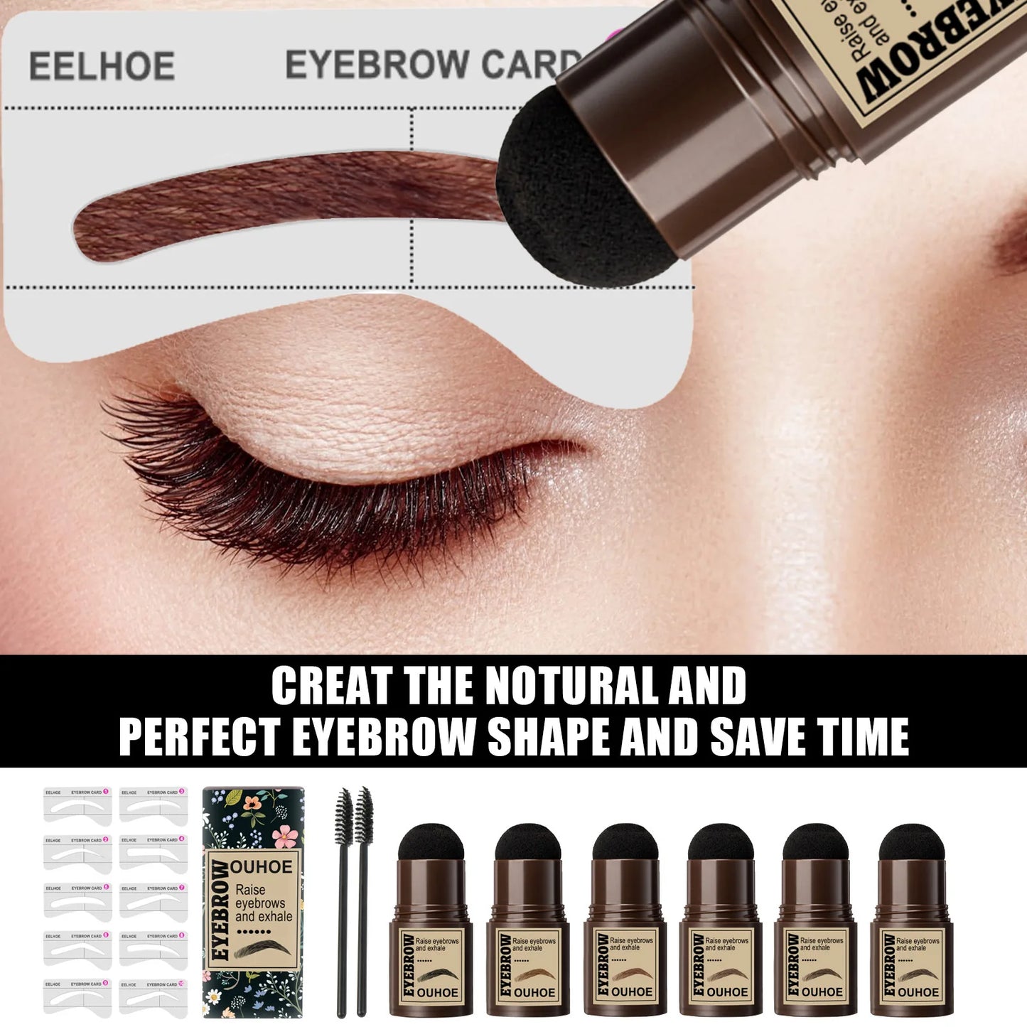Seal Eyebrow Powder Stick Eyebrow Waterproof Sweat Proof