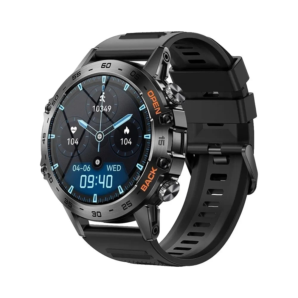Smartwatch 1.39" Bluetooth Fitness Heart Rate Health For Android IOS
