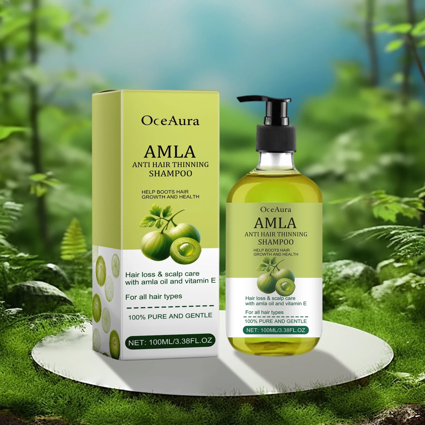OceAura Anti Hair Thinning Shampoo Deeply Clean the Scalp Hair Moisturize the Scalp Prevent Dryness Anti Hair Thinning Shampoo