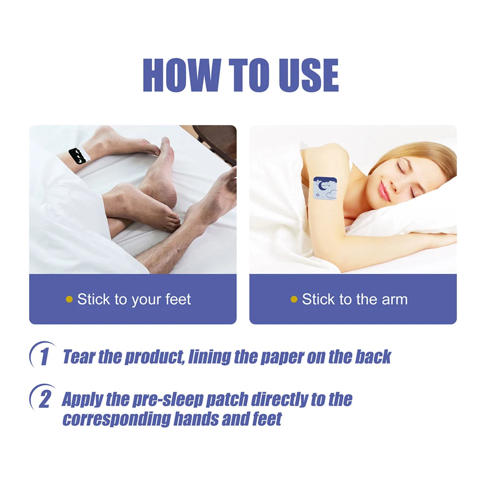 28pcs Neurasthenia Sleeping Sticker Natural for Adults Anxiety Relief Patches Herbal Medical Body Care Products Health Supplies