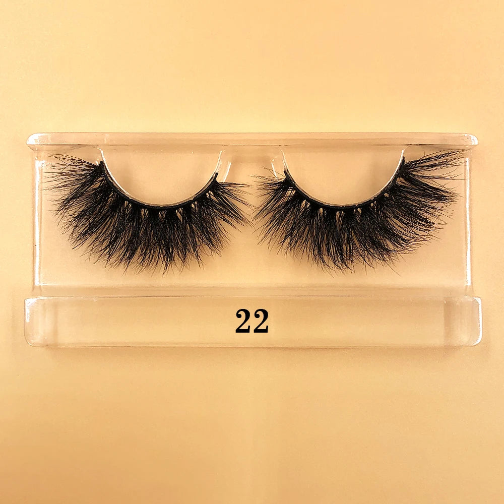 Fluffy 100% Natural Mink Lashes Make up Tool1 Pair Short Soft 15-20mm