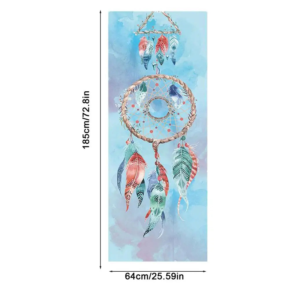 Yoga Blanket Skidless Quick Dry Towel Microfiber Sweat Absorbent Beach Essentials For Hot Yoga Pilates And Workout