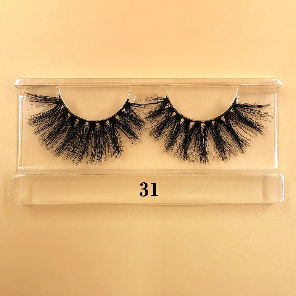 Fluffy 100% Natural Mink Lashes Make up Tool1 Pair Short Soft 15-20mm
