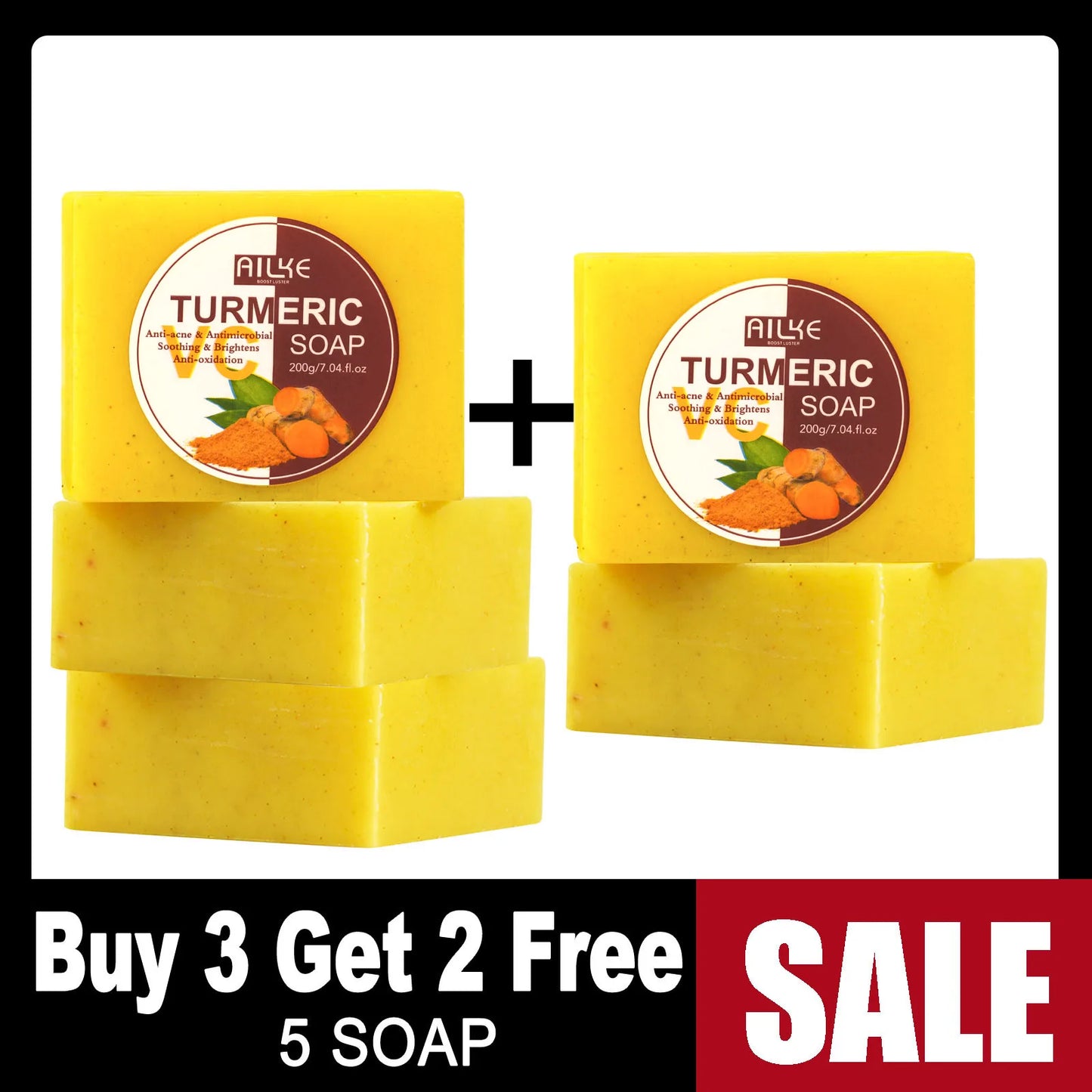 Organic Turmeric Skin Care Set,