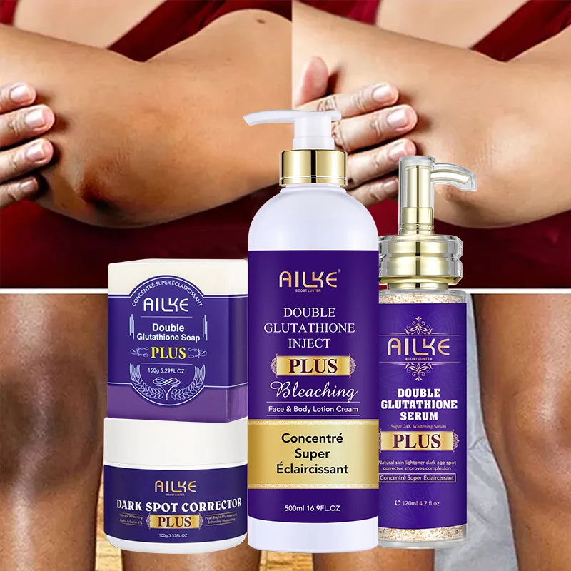 Whitening, Dark Spot & Sun Spot Removal Set, Brightening Shades, With Double Glutathione, Highly Concentrated Skin Care
