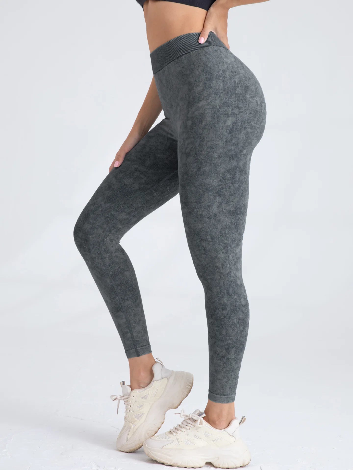 V Back Yoga Pants Women Workout Sport Leggings Fitness Seamless Leggings