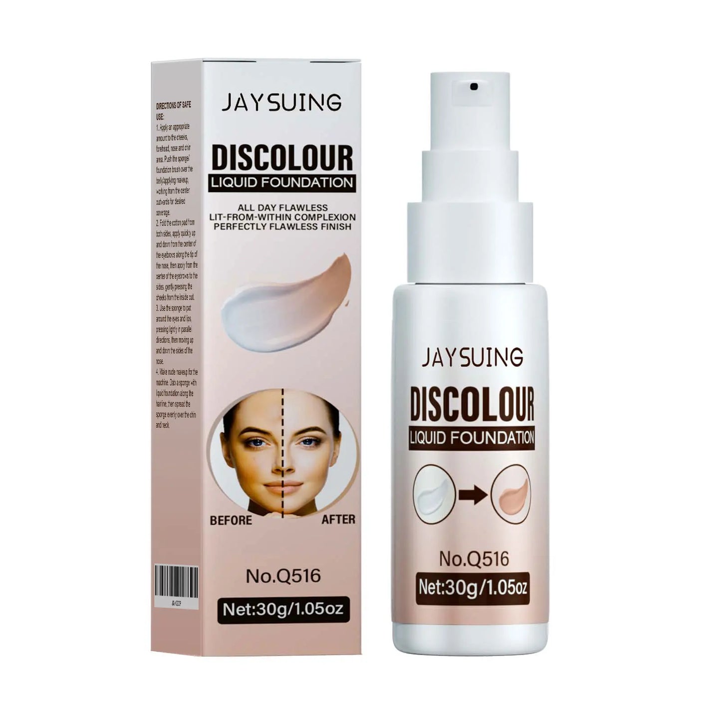 Liquid Foundation Temperature Color Changing Waterproof