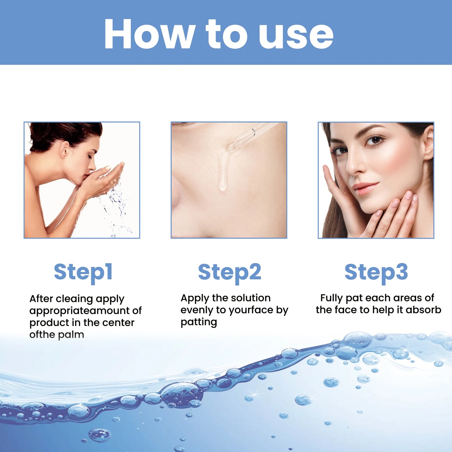 15ml Hyaluronic Acid Propylene Glycol Facial Essence Facial Lifting Collagen Essence Skin Care