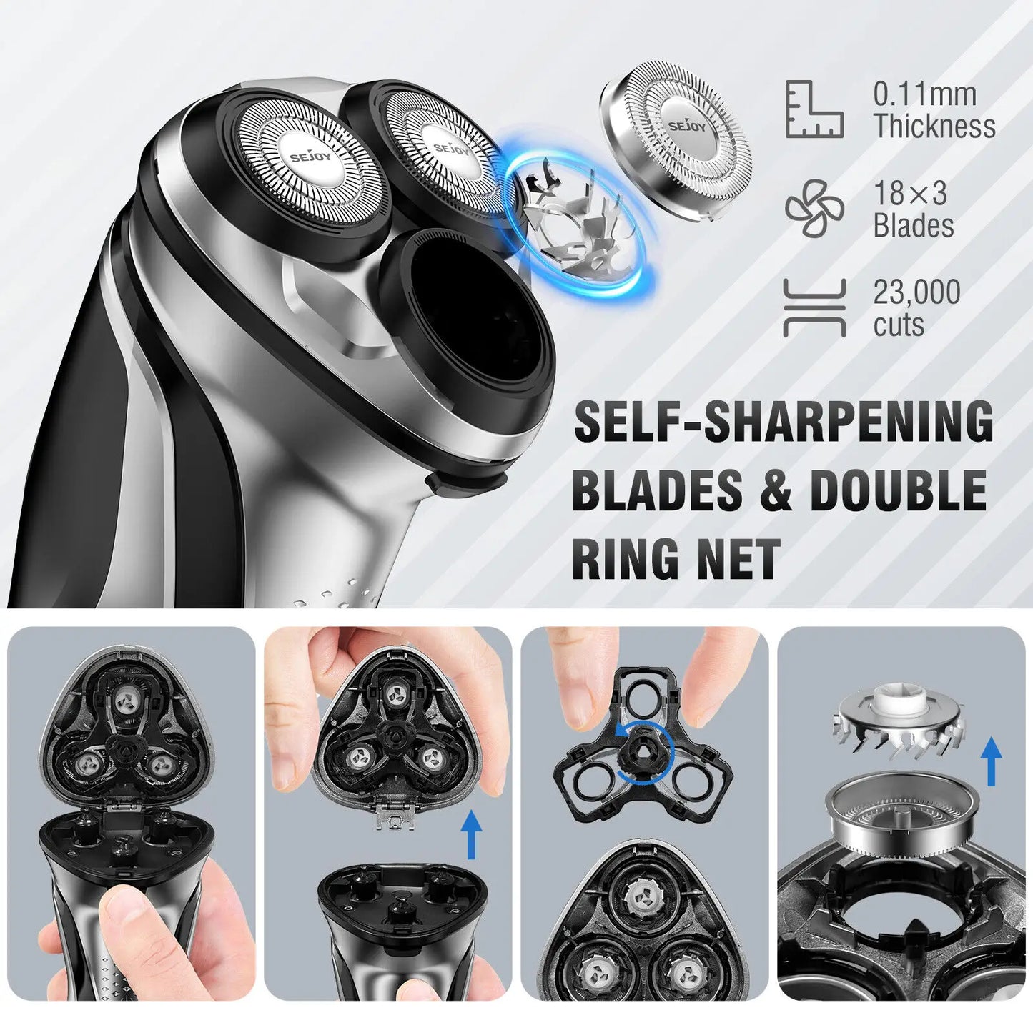 Shaving Machine Rechargeable Hair Trimmer Waterproof Razor